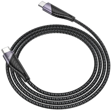 Hoco U95 Freeway PD charging data cable 60W for Type-C to Type-C 1.5M - Saif Al Najmi Kw