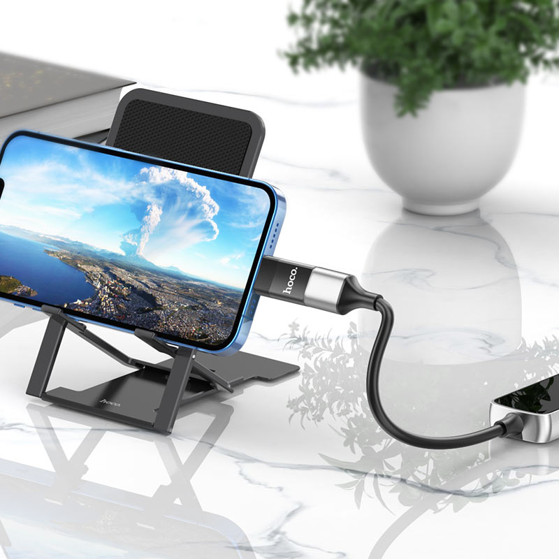 Hoco UA17 Lightning Male to USB female USB 2.0 adapter - Saif Al Najmi Kw