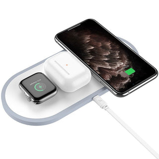 Hoco Wireless charger “CW24 Handsome” 3 - in - 1 tabletop charging dock 10w - Saif Al Najmi KwSaif Al Najmi KwSaif Al Najmi KwHoco Wireless charger “CW24 Handsome” 3 - in - 1 tabletop charging dock 10w