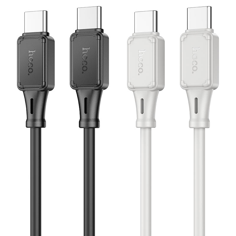 Hoco X101 Assistant 60W silicone charging data cable Type-C to Type-C - Saif Al Najmi Kw