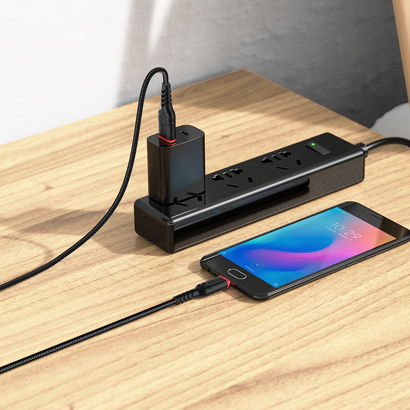 Hoco X59 Victory charging data cable Micro(L=3M) - Saif Al Najmi Kw