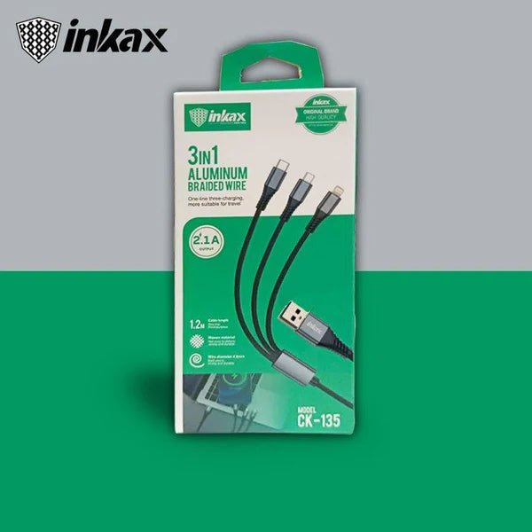 Inkax 3in1 Aluminum Braided Wire CK - 135 - Saif Al Najmi Kwclearance saleSaif Al Najmi KwSaif Al Najmi KwInkax 3in1 Aluminum Braided Wire CK - 135