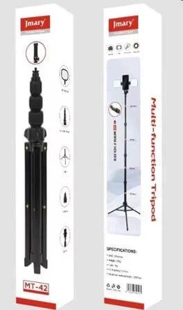 Jmary MT - 42 Mobile Tripod – Adjustable Stand for Phones - Saif Al Najmi KwPhone HolderEarldomSaif Al Najmi KwJmary MT - 42 Mobile Tripod – Adjustable Stand for Phones