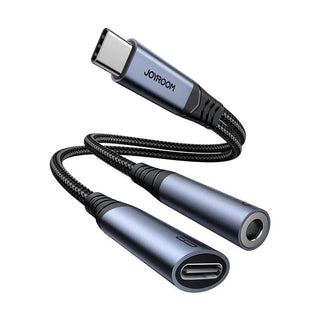 Joyroom 2 - in - 1 Audio Adapter USB - C to 3.5mm + USB - C - Saif Al Najmi KwOTG / ConnectorsJOYROOMSaif Al Najmi KwSY-C02132466Joyroom 2 - in - 1 Audio Adapter USB - C to 3.5mm + USB - C - Saif Al Najmi Kw