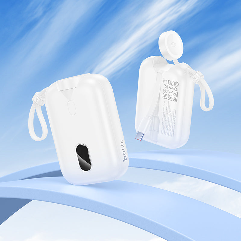 HOCO POWER BANK J130 FAST CHARGE 10000MAH PD TYPE-C 20W AND USB-A 18W QC WITH DIGITAL LED DISPLAY - Saif Al Najmi Kw