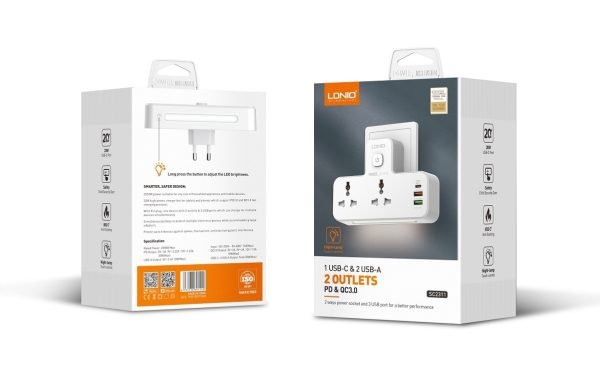 LDNIO 2 AC Outlets Portable Extension Power Socket SC2311(UK 3 - Pin) - Saif Al Najmi KwExtension Power SocketLDNIOSaif Al Najmi KwSC2311130160LDNIO 2 AC Outlets Portable Extension Power Socket SC2311 - Saif Al Najmi Kw