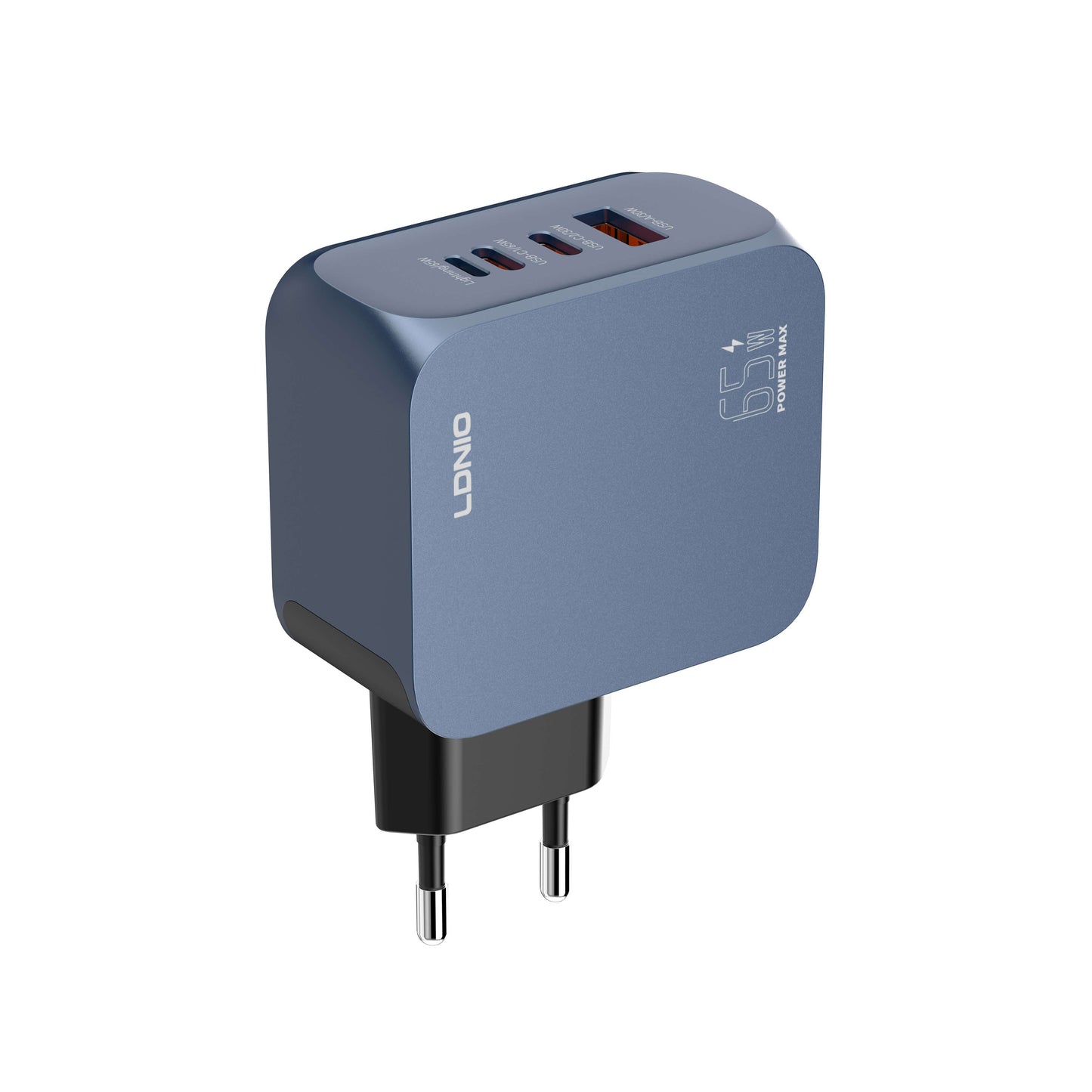 LDNIO Q7 GaN65W Super Fast Charger – 2×USB - C + Lightning + USB - A (4 - Port) - Saif Al Najmi KwChargersLDNIOSaif Al Najmi KwLDNIO Q7 GaN65W Super Fast Charger – 2×USB - C + Lightning + USB - A (4 - Port)