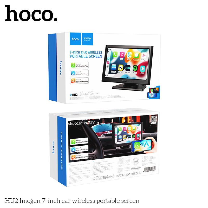 Hoco HU2 Imogen 7-Inch Wireless Mobile Car Screen - Saif Al Najmi Kw