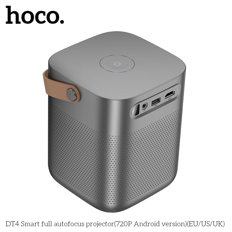 Hoco DT4 Smart Autofocus Projector – Android 720P Portable Home Cinema