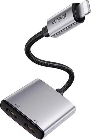 Mcdodo CA - 5560 2 - in - 1 Lightning to Dual Lightning Audio Adapter - Saif Al Najmi KwOTG / ConnectorsMcdodoSaif Al Najmi KwCA-5560Mcdodo CA - 5560 2 - in - 1 Lightning to Dual Lightning Audio Adapter - Saif Al Najmi Kw