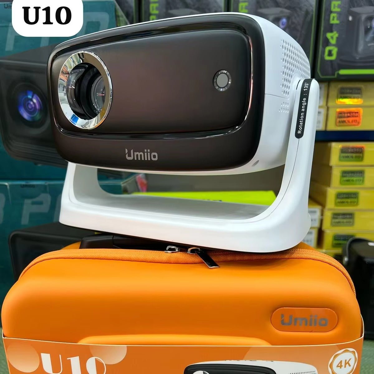 P10 Portable Android Smart Projector with Carry Bag - Saif Al Najmi KwPROJECTORP10Saif Al Najmi KwP10 Portable Android Smart Projector with Carry Bag