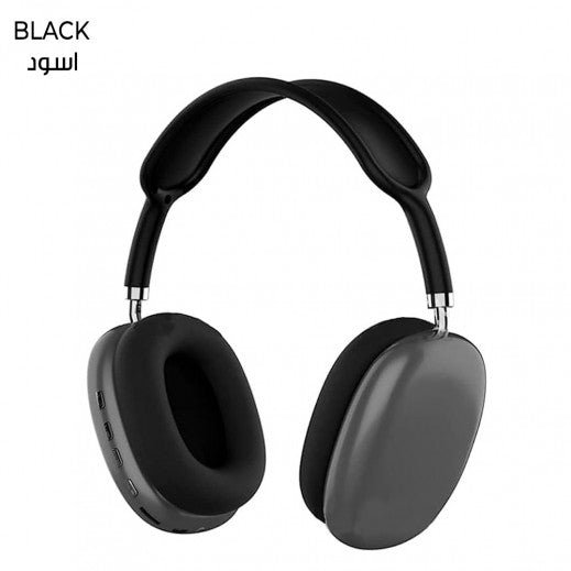 P9 Wireless Bluetooth Headphones – Over-Ear with Soft Cotton Headband