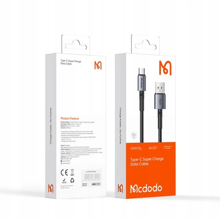 McDodo CA-3591 USB-C to USB-C Cable – Prism Series 100W, 1.8M