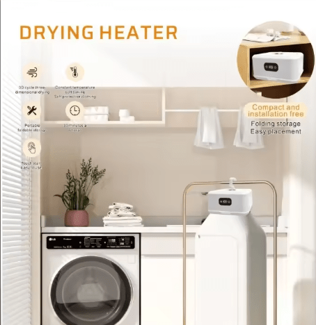 Portable Electric Mini Steam Cabinet Clothes Dryer – Fast Heating, Foldable, Automatic Drying with Remote Control - Saif Al Najmi KwgadgetsSaif Al Najmi KwSaif Al Najmi KwPortable Electric Mini Steam Cabinet Clothes Dryer – Fast Heating, Foldable, Automatic Drying with Remote Control