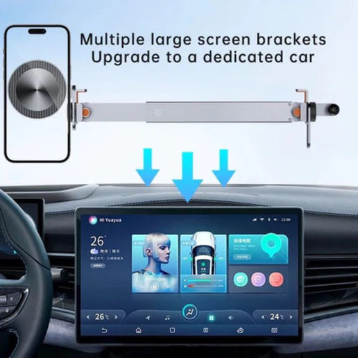 MagSafe Car Stand P11S - Magnetic Wireless Charging Mount for iPhone - Saif Al Najmi Kw