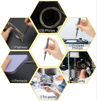 Stainless Steel PROFESSIONAL HARDWARE TOOLS 6024 - Precision Mobile & Laptop Repairing Tool Kit - Saif Al Najmi Kw