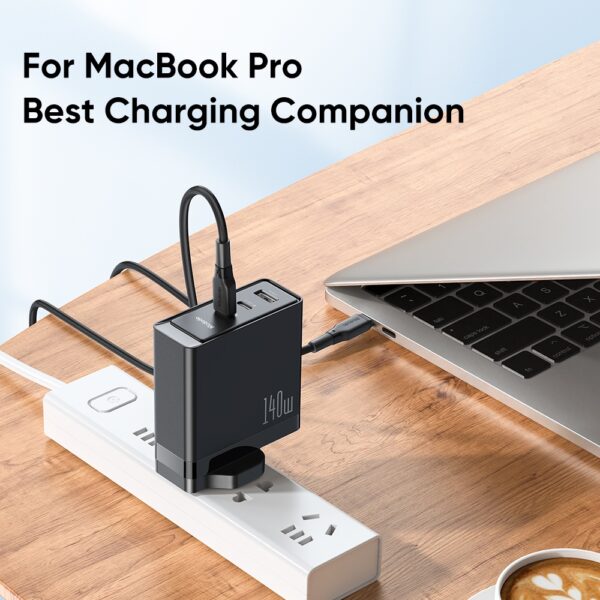 Mcdodo CH2901 140W GaN 5 Pro Dual Type-C + USB Fast Charger - Saif Al Najmi Kw