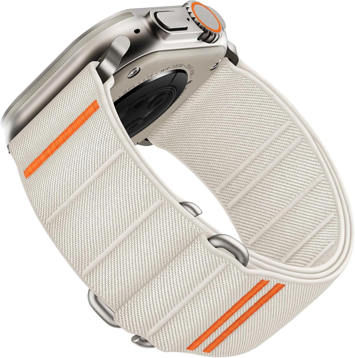 Suitisbest Stretchy Nylon Sport Loop Strap for Apple Watch – S-Hook Band (All Sizes & Series) "B" Quality