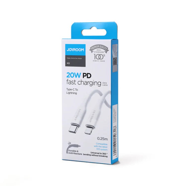 Type - c To Lightning cable S - 1224M3 - White - Saif Al Najmi KwData CablesJOYROOMSaif Al Najmi Kws-1224m3 white130554Type - c To Lightning cable S - 1224M3 - White - Saif Al Najmi Kw