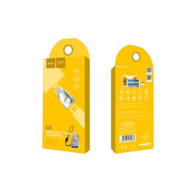 Hoco UA10 Micro-USB OTG adapter - Saif Al Najmi Kw