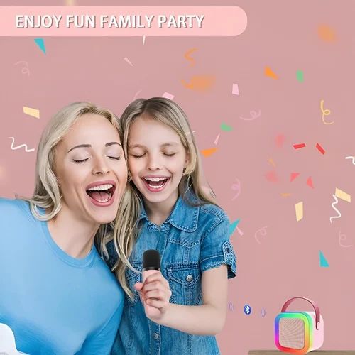 K12 Karaoke Bluetooth Speaker with 1 Wireless Microphone – Portable Party Speaker