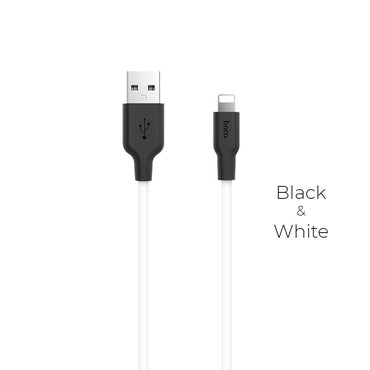 Hoco X21 Silicone iP charging cable 1M - Saif Al Najmi Kw