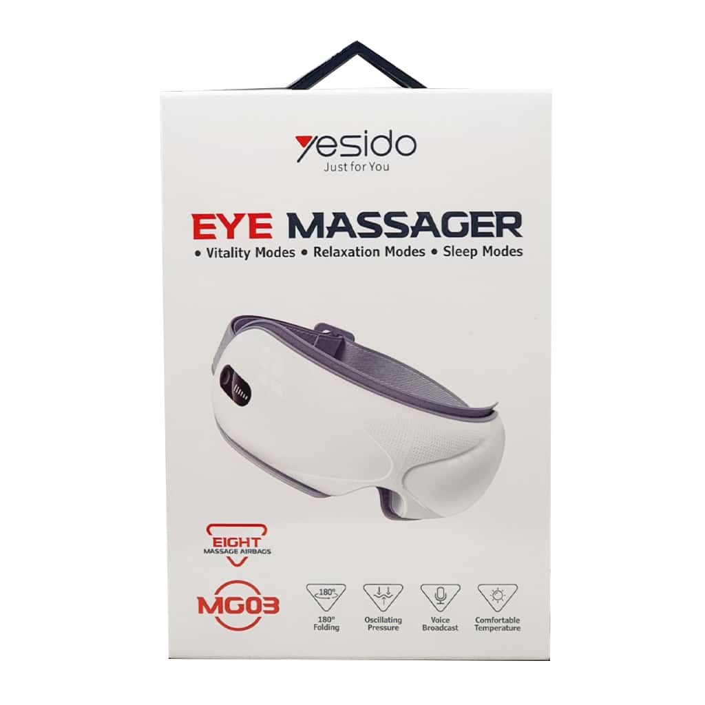Yesido MG03 Eye Massager – Intelligent Hot Compress & Vibration Therapy - Saif Al Najmi KwgadgetsyesidoSaif Al Najmi KwYesido MG03 Eye Massager – Intelligent Hot Compress & Vibration Therapy