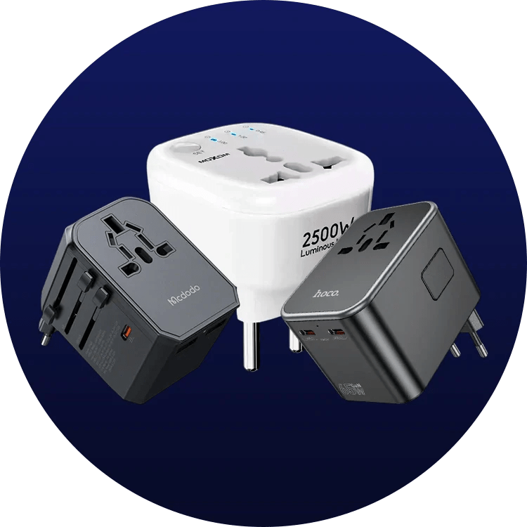 TRAVEL ADAPTERS - CHARGING STATION - Saif Al Najmi Kw