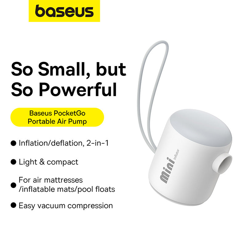 Baseus PocketGo Portable Air Pump - Saif Al Najmi Kw
