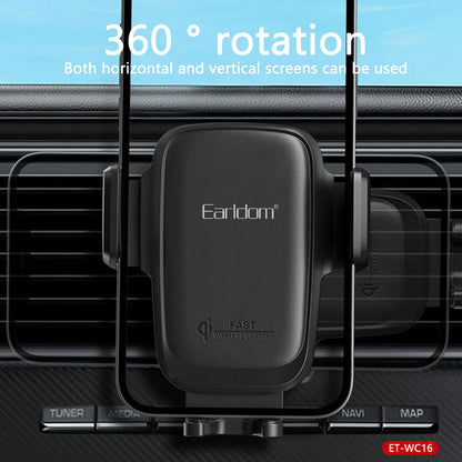 Earldom WC16 15W Wireless Car Charger / Holder with Suction Cup - Saif Al Najmi Kw