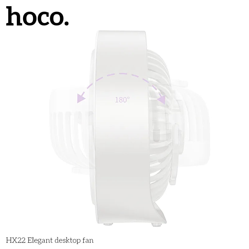 Hoco HX22 Mini Desktop Fan - Saif Al Najmi Kw