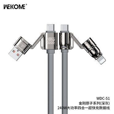 WEKOME WDC-51 Charging Cable - Fast Charging, Durable and High-Quality Cable - Saif Al Najmi Kw