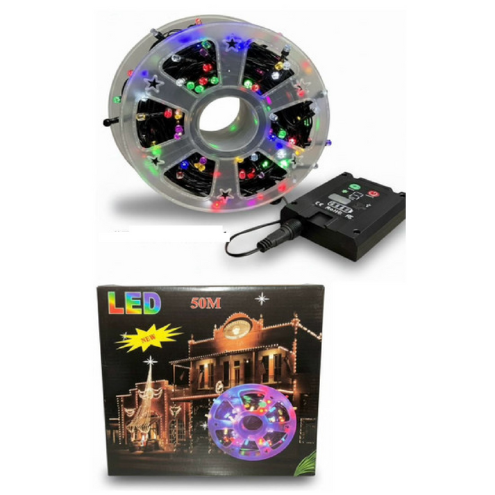 LED Light Set 50M Multi Color – Flexible String Lights