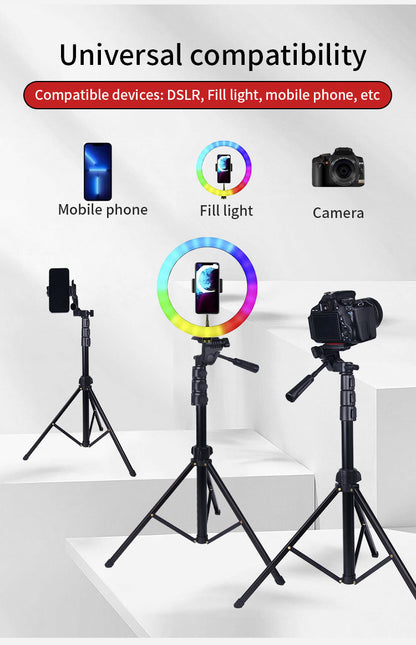 Jmary KP-2206 169cm Aluminum Tripod Stand for Phone & Camera