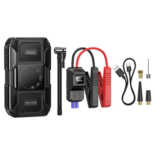 QS6 Clever 8000mAh Jump Starter Power Bank with Air Pump