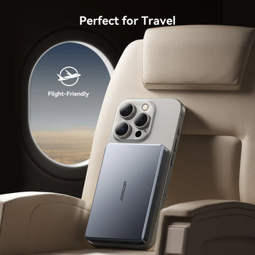 Joyroom JR-PBM08 Pro 10000mAh Magnetic Wireless Power Bank – 20W Fast Charging - Natural Titanium