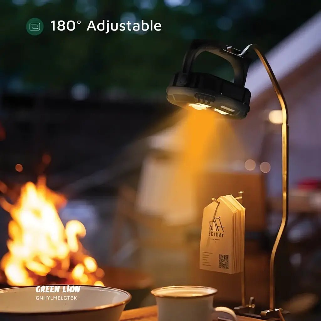 1000lm Hyper Lume Working Light Portable LED Green Lion - Black - Saif Al Najmi KwLED LightGreen LionSaif Al Najmi Kw1000lm Hyper Lume Working Light Portable LED Green Lion - Black