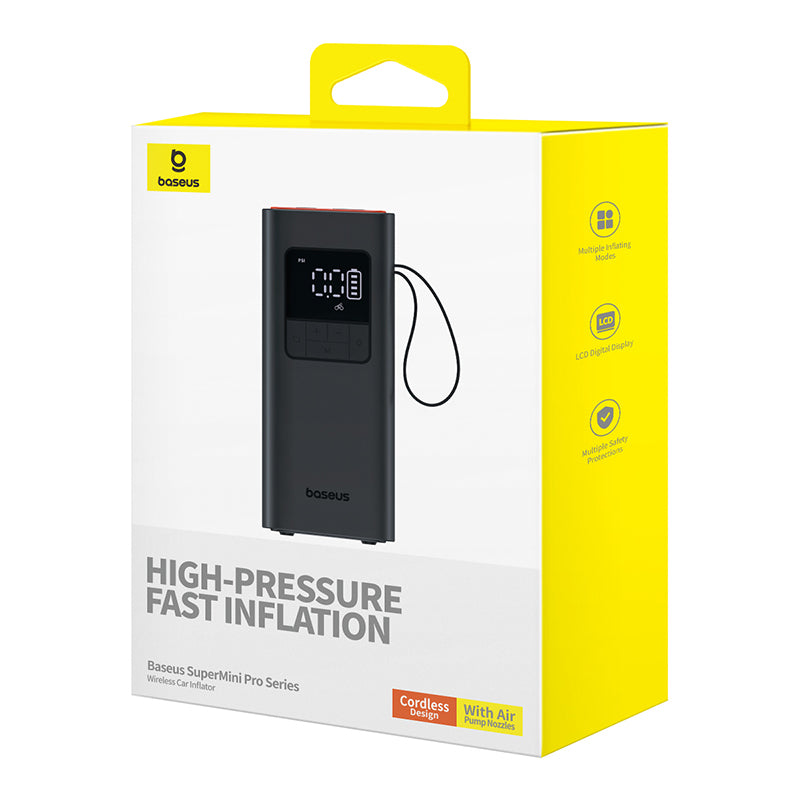 Baseus super mini Wireless Car Inflator - Saif Al Najmi Kw