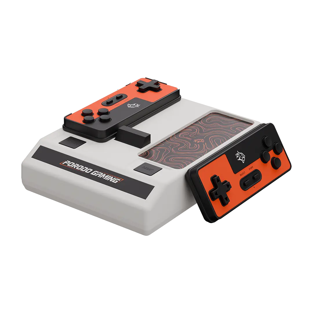 Porodo Gaming Runebox PDXRS101WHEAN Dual-Hand Video Game Console