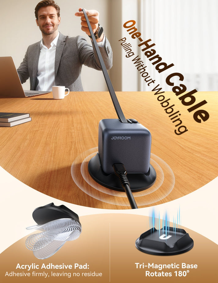 140W JOYROOM JR - TRD01 PODIX 5 - Port Desktop GaN Charger - Saif Al Najmi KwDesktop ChargersJOYROOMSaif Al Najmi Kw140W JOYROOM JR - TRD01 PODIX 5 - Port Desktop GaN Charger