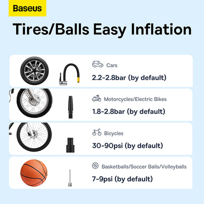 Baseus super mini Wireless Car Inflator - Saif Al Najmi Kw