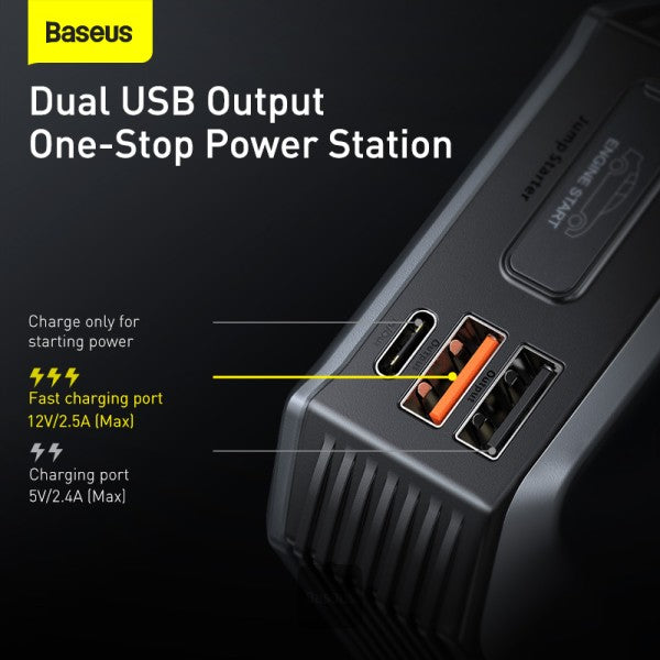 Baseus Super Energy Max 20000mAh Jump Starter & Power Bank - CGNL02001 - Saif Al Najmi Kw
