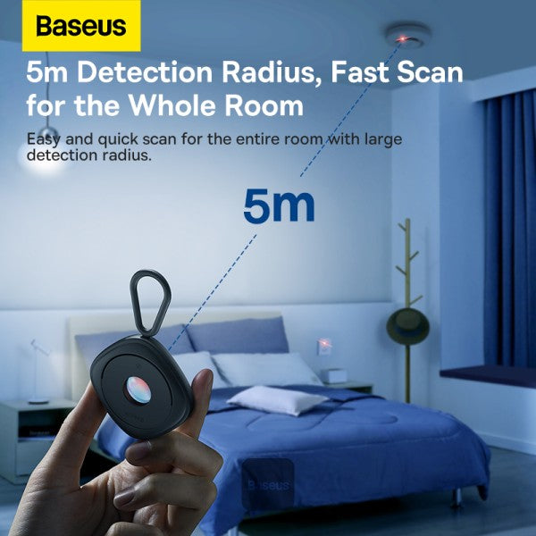 Baseus Heyo Camera Detector Mini Travel Hotel Hidden Camera Finder Camera Infrared Detector - Saif Al Najmi Kw