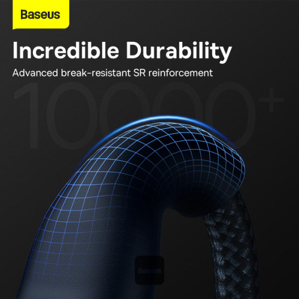 Baseus CASS03103 Flash Series II 100W Fast Charging Multi Cable 3 in 2 Cable 1.2M - Saif Al Najmi Kw