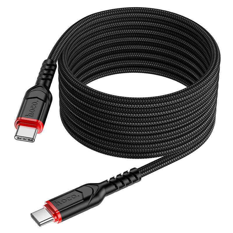 Hoco X59 Victory 60W charging data cable Type-C to Type-C(L=3M) - Saif Al Najmi Kw