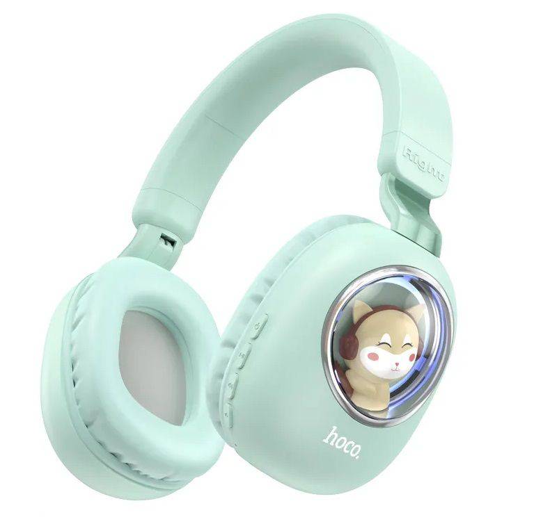 Hoco ESD11 Cute Luminous Bluetooth Headphones - Stylish Sound with LED Lights - Saif Al Najmi Kw