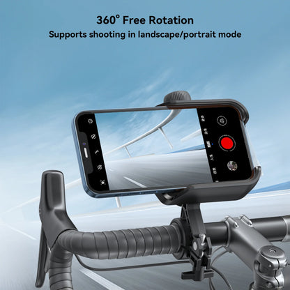 Joyroom JR-ZS431 Bike Phone Mount Holder – Universal Handlebar Clip, Black