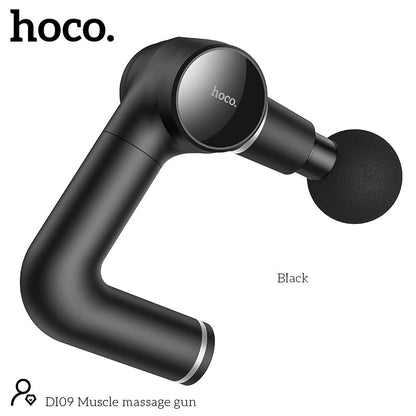 HOCO DI09 Fascia Gun Muscle Massager Black Color - hocotech