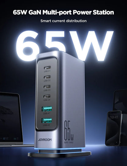 JOYROOM JR-TCM02 65W Multi-port Charger - Saif Al Najmi Kw