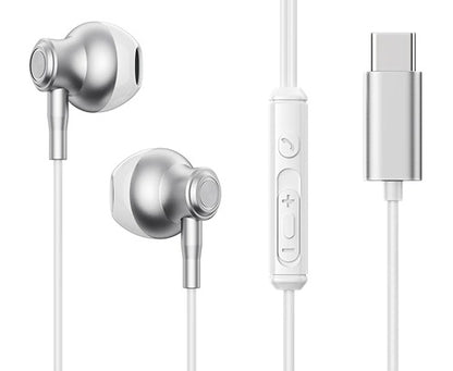 Joyroom Type c Series Half In-Ear Wired Earphones JR-EC07 - Saif Al Najmi Kw